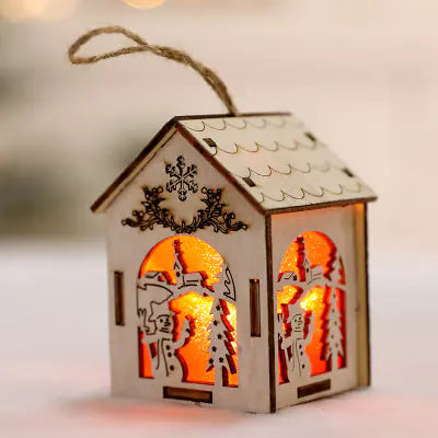 Christmas Decorative Miniature Wooden House