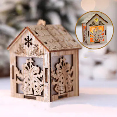 Christmas Decorative Miniature Wooden House